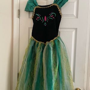 Princess Anna from Frozen adult dress and wig